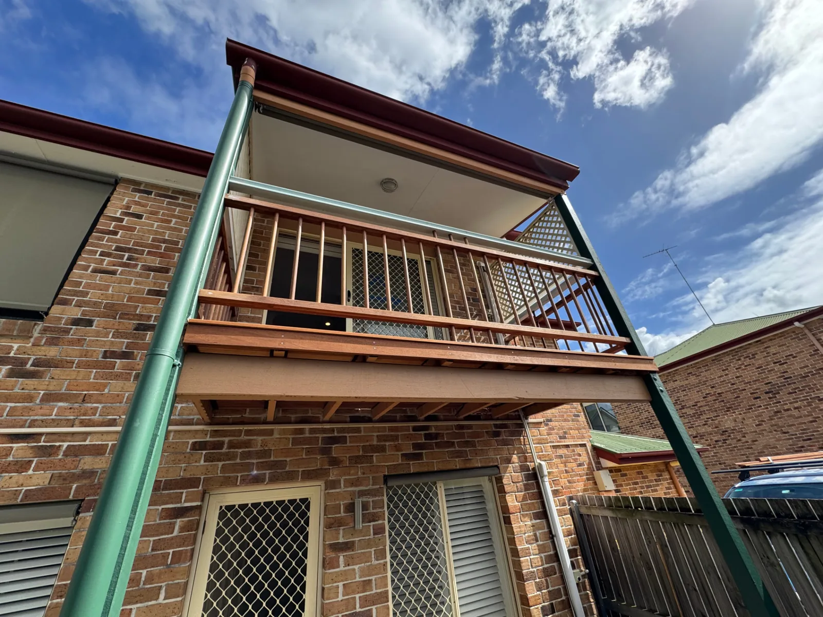 Upper-level timber deck restoration completed in Morningside QLD